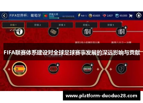 FIFA联赛体系建设对全球足球赛事发展的深远影响与贡献